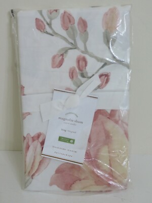 POTTERY BARN MAGNOLIA KING PILLOW SHAM NEW FREE SHIPPING-image
