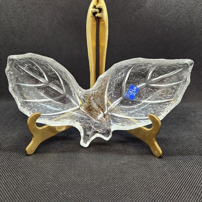 STUDIO NOVA Leaf Song QQ220 LEAF DISH CANDY, NUT, TRINKET Christmas Holiday -image