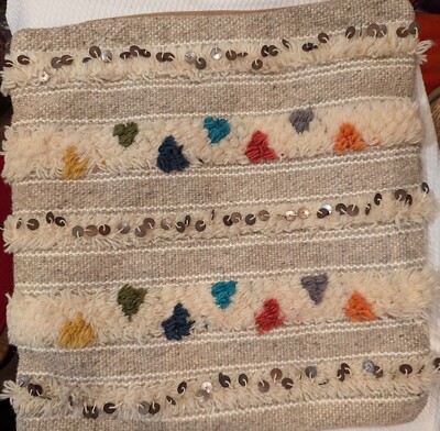 Pottery Barn 18x18 Pillow Cover Boho/Moroccan Look Multicolor-image