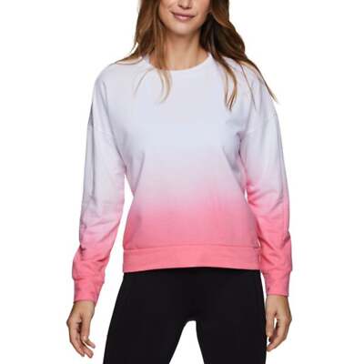 New! RBX Ombre Dip Dye Cotton French Terry Active Sweatshirt Pullover Top  M,L-image