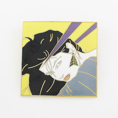 Vintage 1980s ACME Studio PATRICK NAGEL Limited Edition Brooch #03 NEW-image