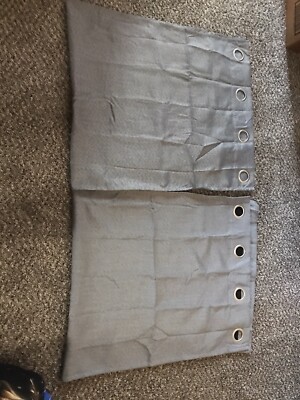 Sun Zero Kline Burlap Weave Thermal Blackout Grommet Gray Single Panel Set Of 4-image