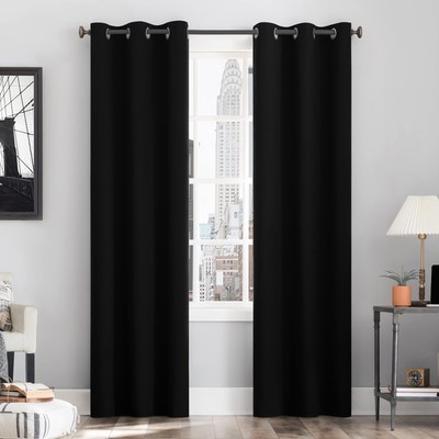 Cyrus Thermal 100% Blackout Grommet Curtain Panel Pair 40