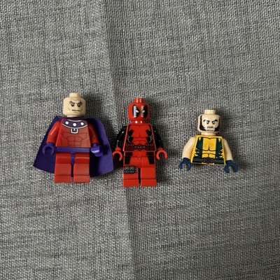 LEGO Deadpool Minifigure Marvel Wolverine's Chopper Showdown Magneto 6866 Lot-image