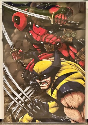 Deadpool & Wolverine Art Print 11x17 Signed by Artist Matt Flint @ Terrificon-image