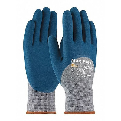 Pip 34-9025/L Coated Gloves, Foam Nitrile, Foam, 3/4 Dip, 2 Abrasion Level,-image