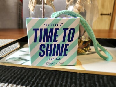 Yes Studio Time To Shine Pear Soap Bar on a Rope  7.05 Oz-image