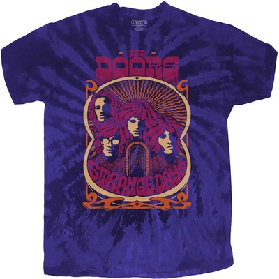 The Doors Strange Days Dip-Dye T-Shirt NEW OFFICIAL-image