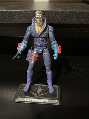Destro Comic Book  GI Joe 25th anniversary Cobra V22 Loose-image