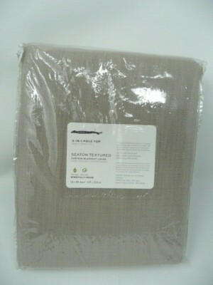 Pottery Barn Seaton Textured Drape 50x84