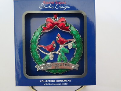 Regent Square Studio Design 2022 Our First Christmas Together Cardinal Ornament-image