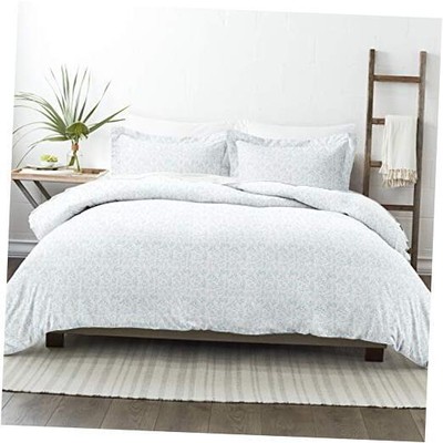  Twin Duvet Cover (Light Blue) - Twin/Twin XL Burst of Vines Light Blue-image