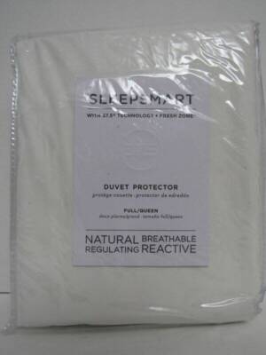 Pottery Barn SleepSmart 37.5®  Temperature Regulating Duvet Insert Protector NWT-image