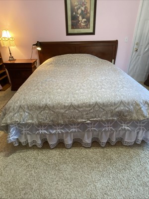 Pottery Barn  King Cal/King Duvet Cover 100x90” Hidden Button Closure Cotton-image