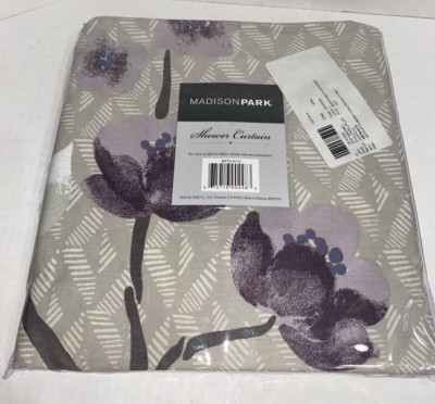 Madison Park Cotton Shower Curtain 