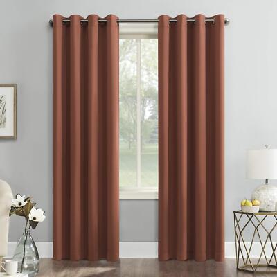 Sun Zero Soho Blackout Energy Efficient Grommet Curtain Single Panel 54