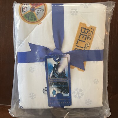 Pottery Barn The Polar Express Sham Standard Multi 26in x 20inTrain Bell Believe-image
