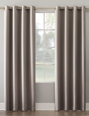 Sun Zero Oslo Theater Grade Extreme 100% Blackout Grommet Curtain Panel 120”-image