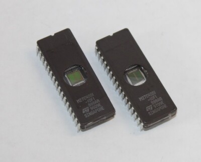 2x M27C4001 -10FI ST Microelectronics EPROM DIP32 EPROM New - refurbished-image