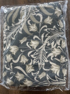 New Rejuvenation Nova Botanical  Full/Queen Duvet ~Dark Slate/Mink~ Pottery Barn-image