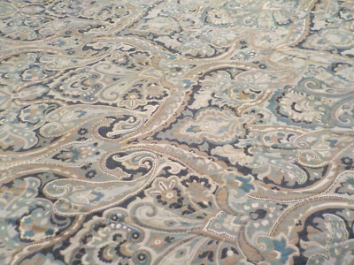 POTTERY BARN MACKENNA PAISLEY Multi-colored Full/queen Duvet and 2 standard sham-image