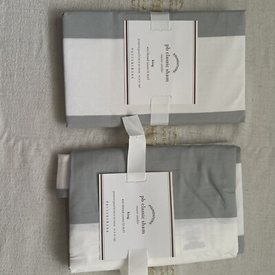 Pottery Barn Brand New King Sham 2 Pieces-image