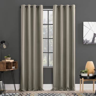 Soho 2-pack Blackout Energy Efficient Grommet Curtain Panel Pair, 54