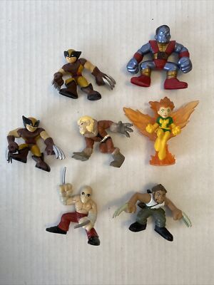 Hasbro Marvel X-Men Wolverine Hero Squad Deadpool Phoenix Sabertooth Colossus-image