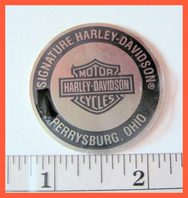 SIGNATURE PERRYSBURG OH LARGE FLAT HARLEY DAVIDSON DEALER DEALERSHIP OIL DIP DOT-image