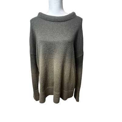 Banana Republic Sweater Women's XL Dip Dye Ombre Mohair Wool Blend Pull Over-image
