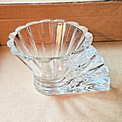 Rosenthal Studio Line Germany 24% Lead Crystal Art Deco Votive Candle Holder-image