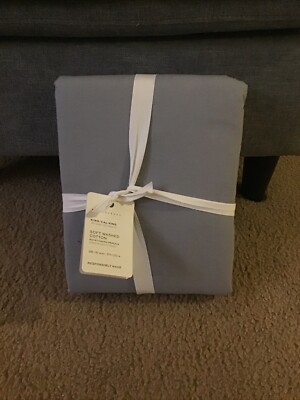 Pottery Barn Percale Cotton Duvet Cover-image