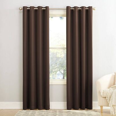 Sun Zero Room Darkening Grommet Curtain Panel, 54