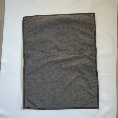 Pottery Barn Belgian Flax Linen Hand Stitched Standard Sham Heathered Charcoal-image