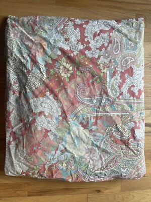 Pottery Barn Harper Paisley Duvet Cover Full/Queen Multicolor-image