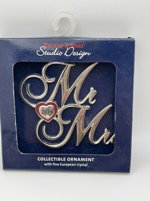 Regent Square Studio Design Mr. & Mrs. 2014 Marriage Christmas Ornament -image