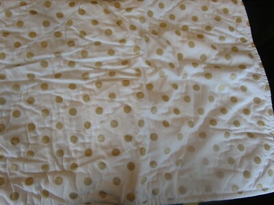 Pottery Barn Gold Dot deco quilted 12 16 pillow cover  photo shoot sample-image