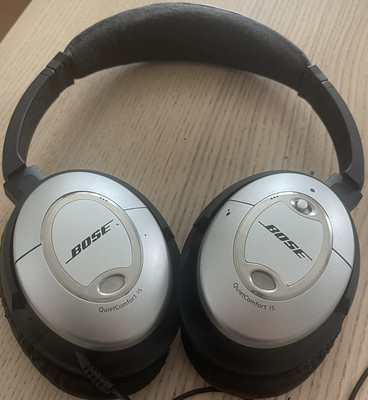 Bose QuietComfort 15 QC15 Noise Cancelling Wired Headphones Good Condition-image
