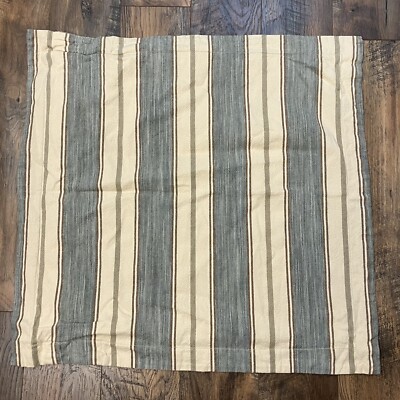 Pottery Barn Striped Linen Blend Euro Sham-image