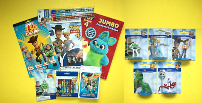 Toy Story Mini Figures 5-Set, Cards, Activity Books, Crayons, Stickers & More-image