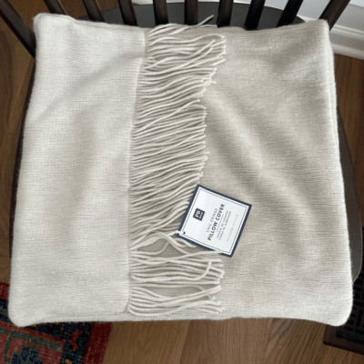 NWT Pottery Barn Teen Dorm Chic Fringe Pillow Cover 16