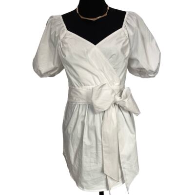 New York & Company 7TH Avenue Design Studio Button Down Shirt Dress Medium NWT-image