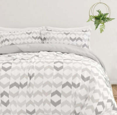 Super Soft Microfiber Chevron Sleep Full/ Queen/ Twin Duvet Cover Set-image