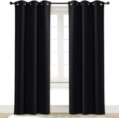 Halloween Soundproof Thermal Insulated Blackout Curtain Thermal Insulated Solid -image