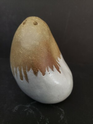 Studio Art Pottery Diffuser Egg shaped  Signed LOV  4