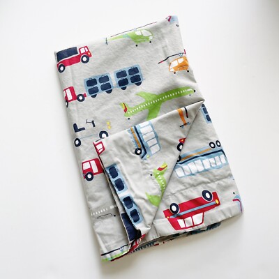 Pottery Barn Kid’s Vehicles Bedding Sham Only -image