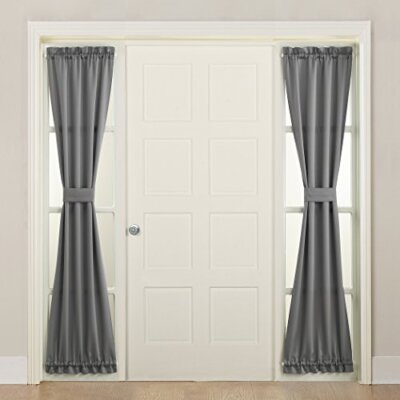 Barrow Energy Efficient Rod Pocket Door Sidelight Curtain Panel 26