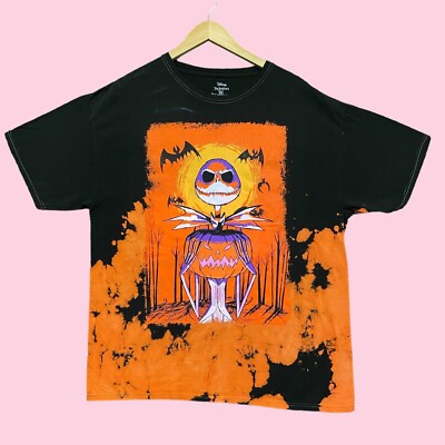 Disney Tim Burton's The Nightmare Before Christmas Dip Dye Tee L-image