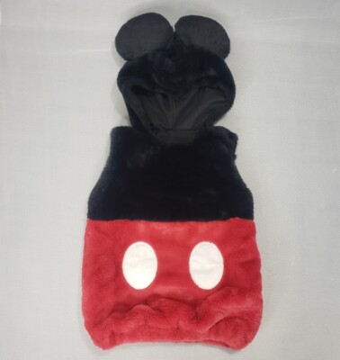 Pottery Barn Plush Mickey Mouse Costume Baby Toddler 6-12 M ~NO GLOVES NO SHOES-image