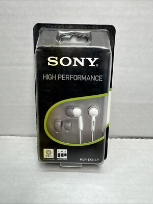 Genuine New & Sealed Sony MDR-EX51 Stereo Ear Buds Headphones Vtg-image